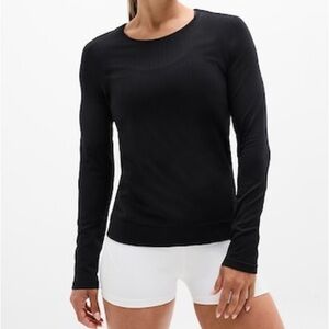 ATHLETA Long Sleeve Black Women's Size Medium M Casual Active T-Shirt